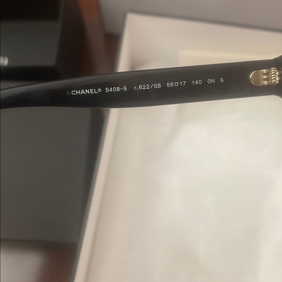 CHANEL Black and Gold Glasses (Authentic) - Picture 5 of 9